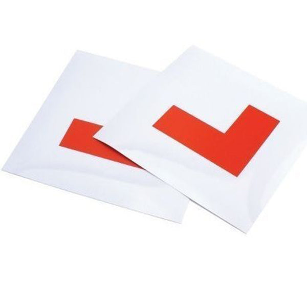 Magnetic L plates for learner drivers, 178mm